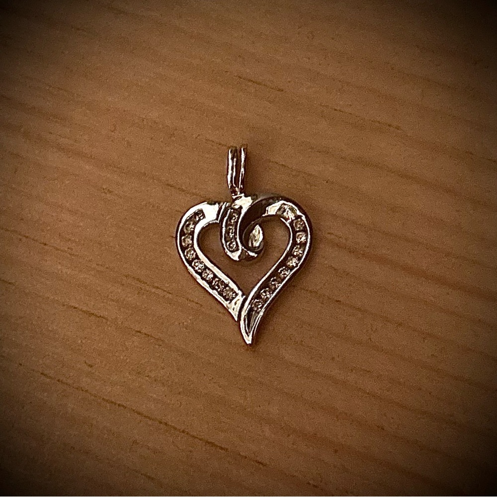 Silver and Diamond pendant